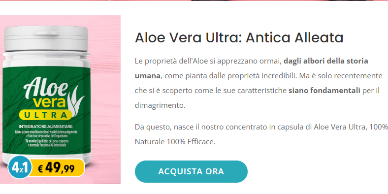 Aloe vera per Dimagrire