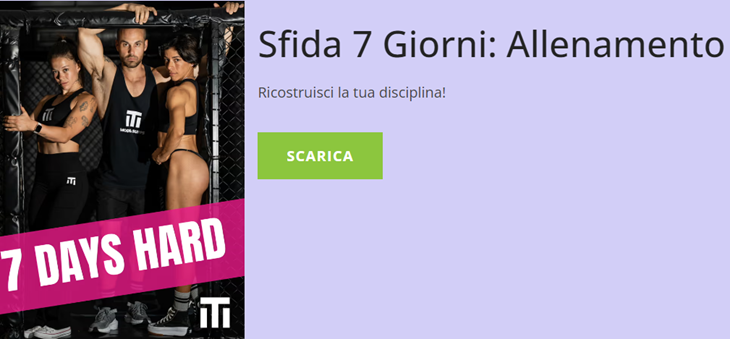 Sfida 7 Giorni Allenamento Luca Veronese