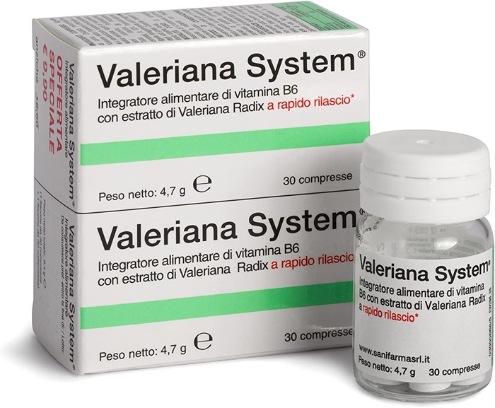 valeriana System integratore per insonnia e ansia valeriana System integratore per insonnia e ansia