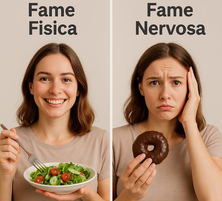 differenze Fame Fisica e fame nervosa